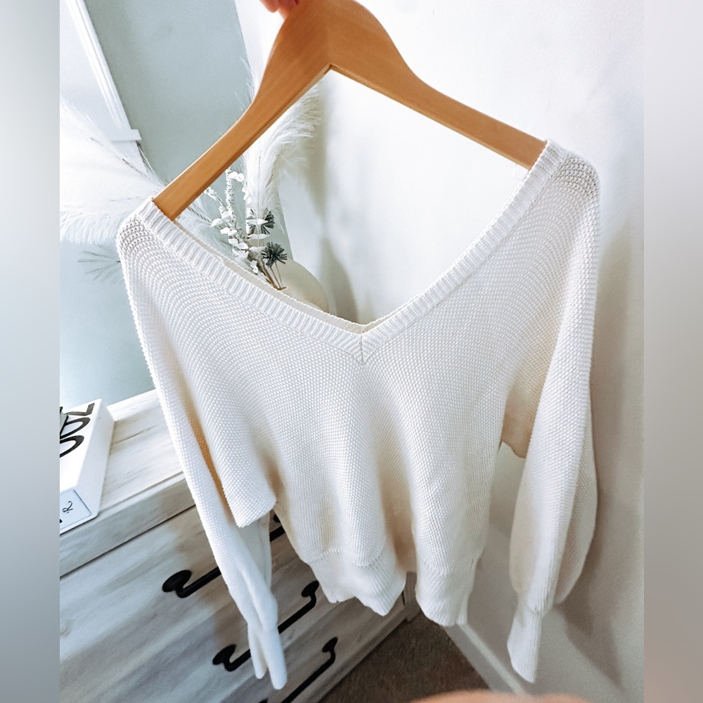 Anthropologie cropped sweater